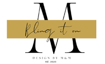 Bling It On Design by M&M Logo